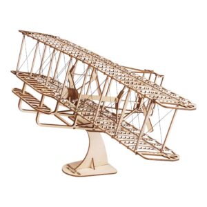Wright Flyer Aircraft Model 3D Wooden Puzzle_1