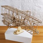 Wright Flyer Aircraft Model 3D Wooden Puzzle_2