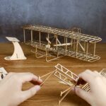 Wright Flyer Aircraft Model 3D Wooden Puzzle_3