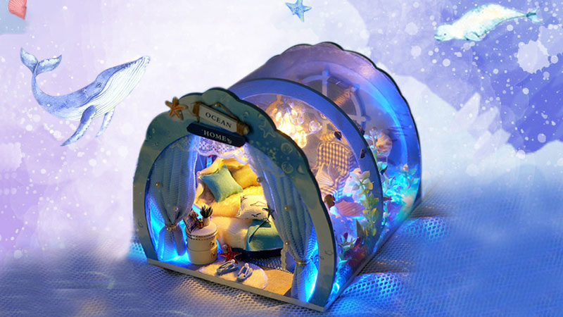 Ocean Room DIY Miniature Dollhouse_Description_1