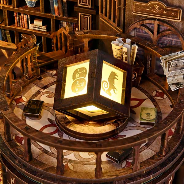 Dreamy Book Hall DIY Miniature Dollhouse_Description_3