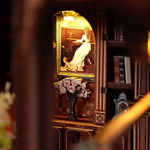 Dreamy Book Hall DIY Miniature Dollhouse_Description_7