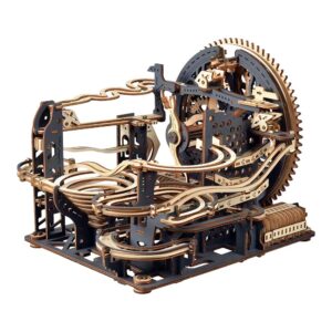 Galactic Orbit Electric Marble Run 3D Wooden Puzzle_1