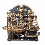 Galactic Orbit Electric Marble Run 3D Wooden Puzzle_4