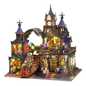 Rail-track Secluded City DIY Miniature Dollhouse_1
