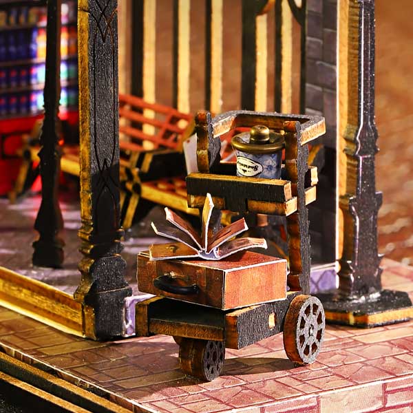 Rail-track Secluded City DIY Miniature Dollhouse_Description_3