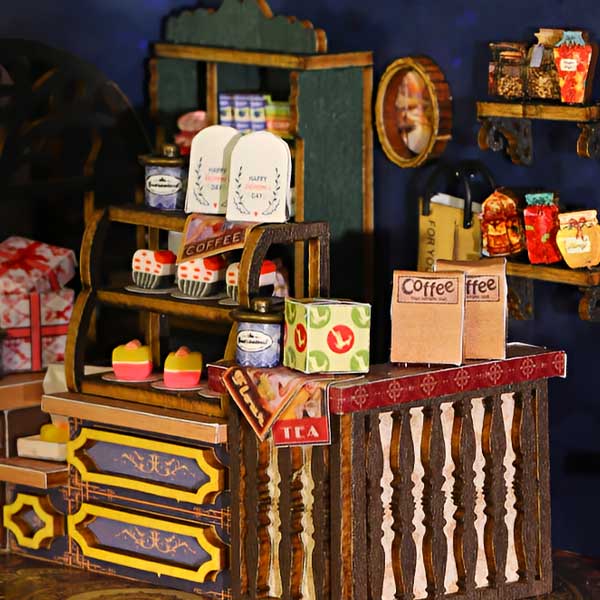 Rail-track Secluded City DIY Miniature Dollhouse_Description_5