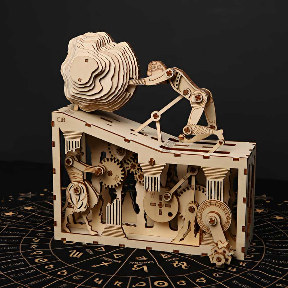 Sisyphus Automaton 3D Wooden Puzzle