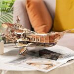 Whale Ark of the Universe 3D Wooden Puzzle_Dawnlight_Gold_2
