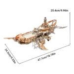 Whale Ark of the Universe 3D Wooden Puzzle_Dawnlight_Gold_5