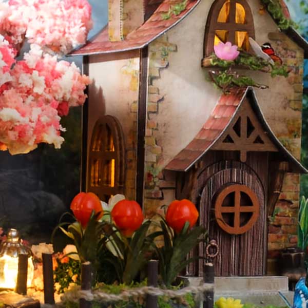 Whispering Woods DIY Miniature Dollhouse_Description_2
