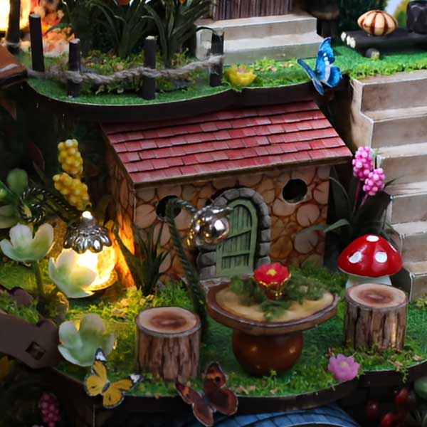 Whispering Woods DIY Miniature Dollhouse_Description_6