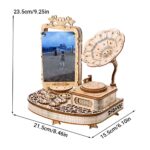 Gramophone Photo Frame 3D Wooden Puzzle_5