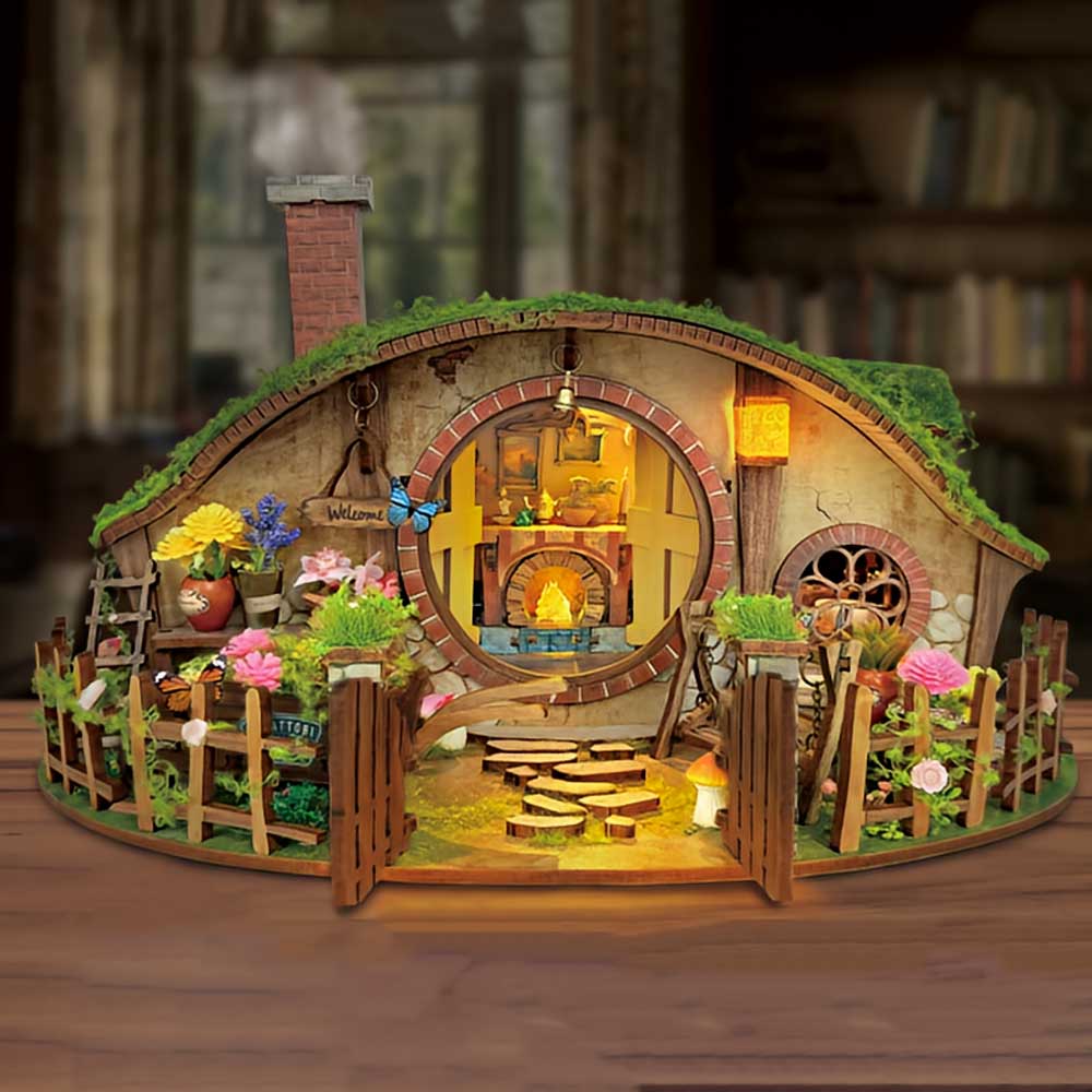 Magic Ring House DIY Miniature Dollhouse With Lights