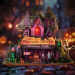 Halloween Night House DIY Miniature Dollhouse_2
