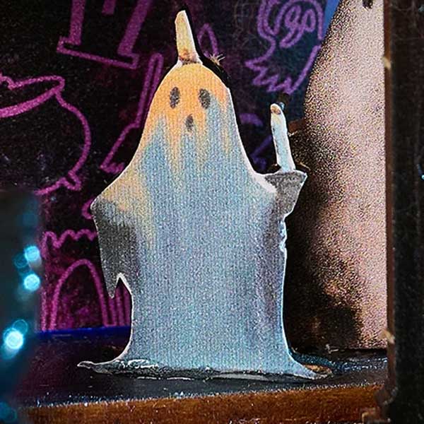 Halloween Night House DIY Miniature Dollhouse_Description_8