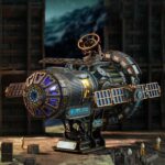 Celestigon Station 3D Wooden Puzzle_Black_4