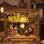 Ancient And Elegant Books Book Nook Miniature Dollhouse_3