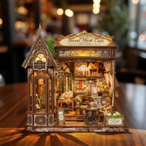 Floral Mark Cafe DIY Miniature Dollhouse_2