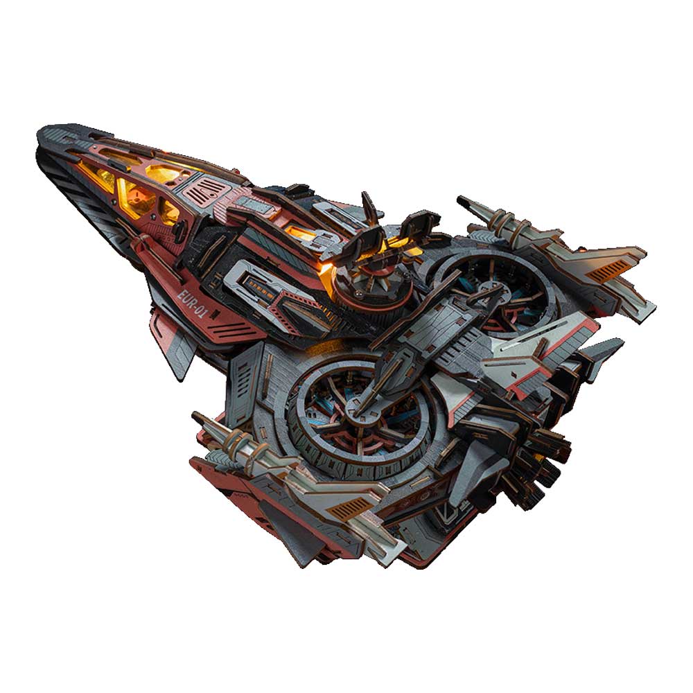 Spaceship Explorer 3D Wooden Puzzle_1 Spaceship Explorer 3D Wooden Puzzle_1