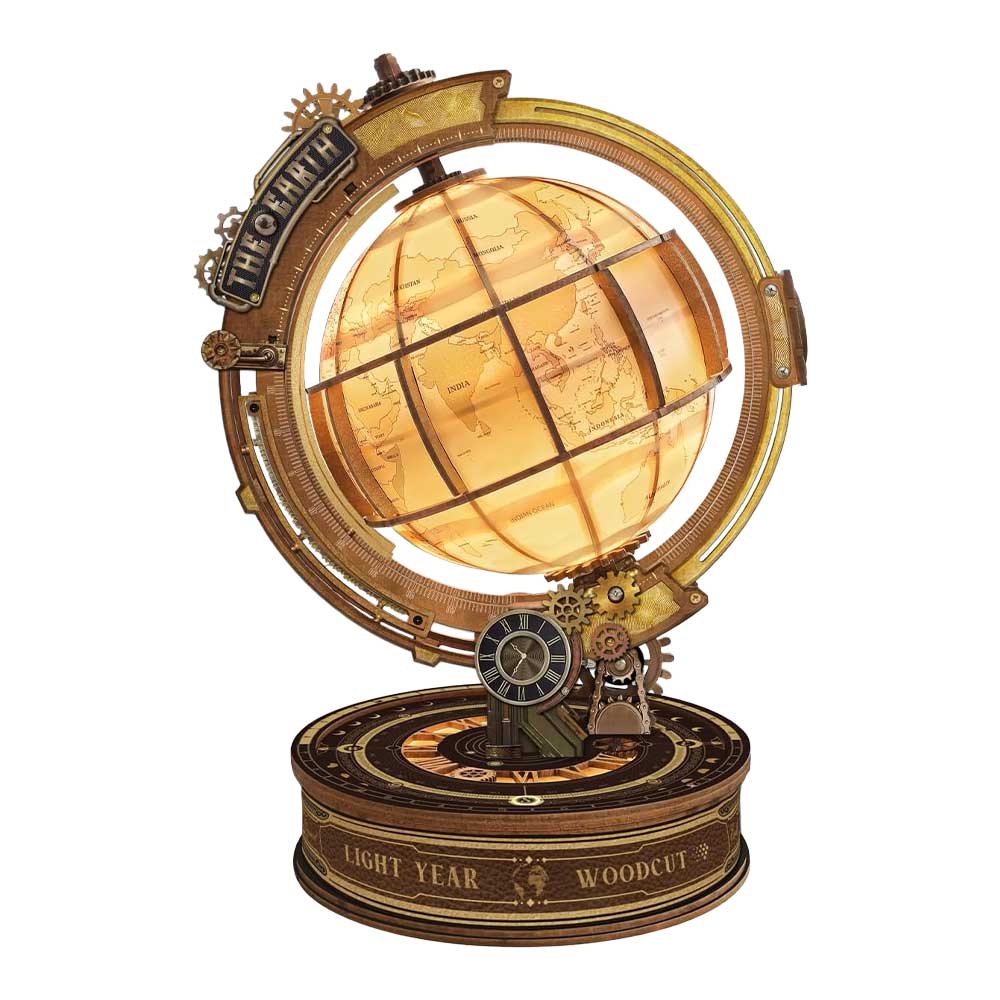 Star Trail Globe 3D Wooden Puzzle_1 Star Trail Globe 3D Wooden Puzzle_1