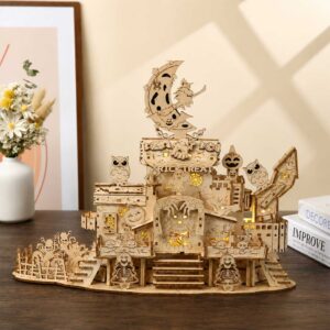 Halloween Haunted House 3D Wooden Puzzle_2
