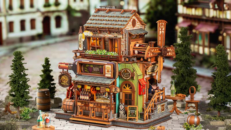 Corner Tavern 3D Wooden Puzzle_Description_2