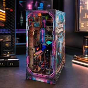 Cyber City Book Nook Miniature Dollhouse_2