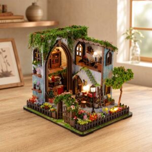 Garden Pavilion DIY Miniature Dollhouse_2