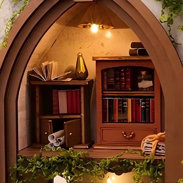 Garden Pavilion DIY Miniature Dollhouse_Description_4