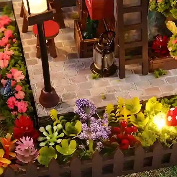 Garden Pavilion DIY Miniature Dollhouse_Description_7