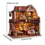 Norren Book Cafe DIY Miniature Dollhouse_5
