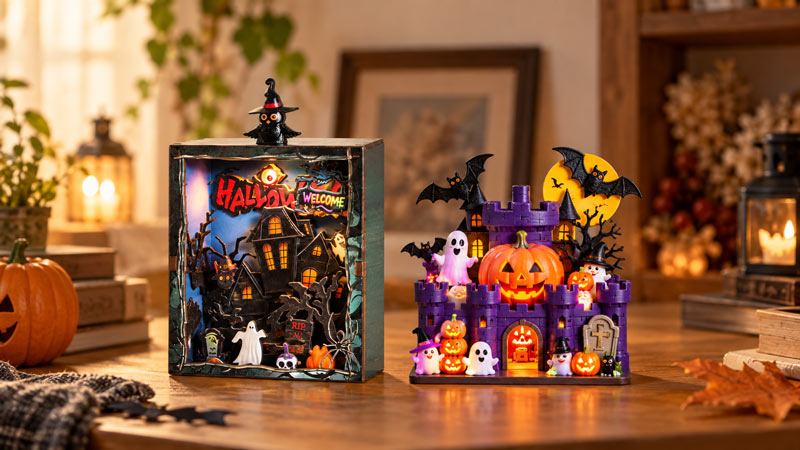 Halloween Fridge Magnet DIY Miniature Dollhouse_Description_1