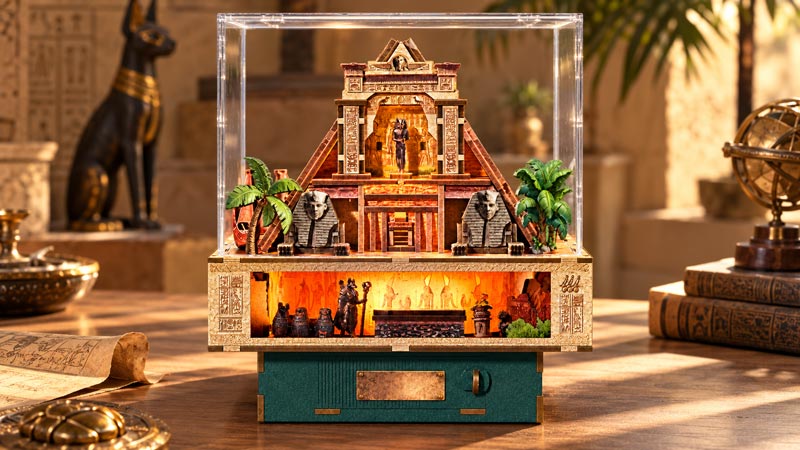 Desert Secret Journey Book Nook Miniature Dollhouse_Description_1