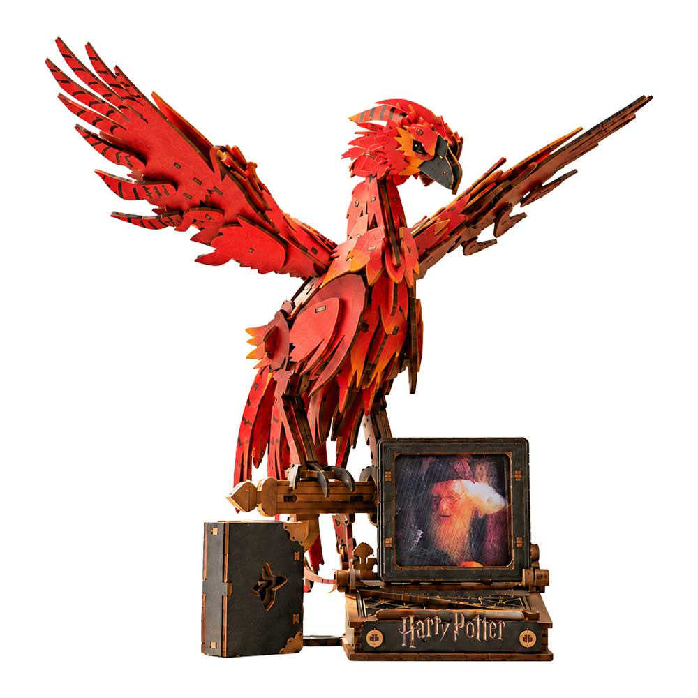 Flaming Phoenix 3D Wooden Puzzle_1