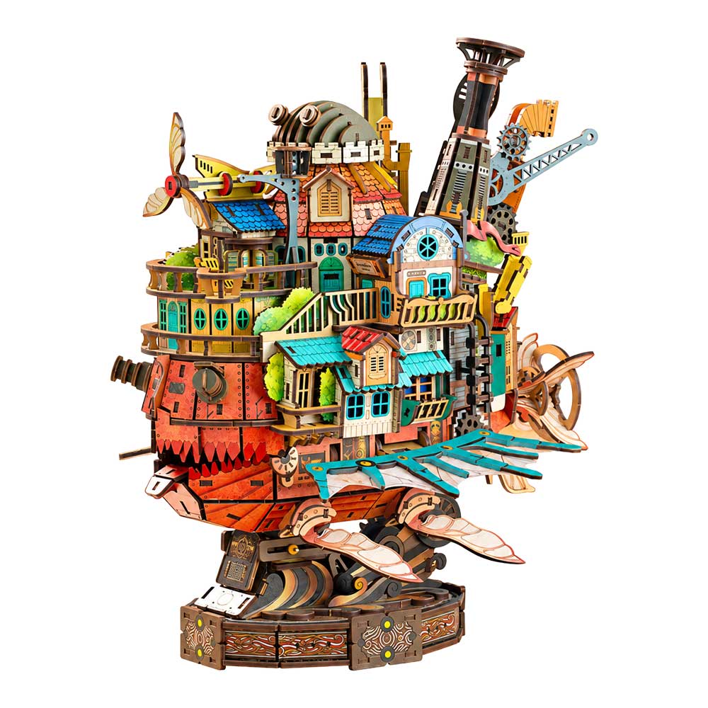Traveling Castle 3D Wooden Puzzle_1 Traveling Castle 3D Wooden Puzzle_1