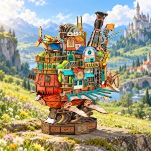 Traveling Castle 3D Wooden Puzzle_2