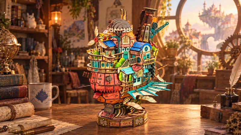 Traveling Castle 3D Wooden Puzzle_Description_1